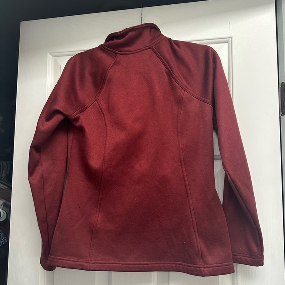 The North Face Women's Agave Full Zip Jacket Burgundy - Picture 3 of 4